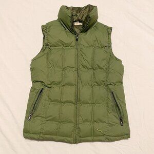 Bluenotes Womens Size Small Vest Green Puffer
